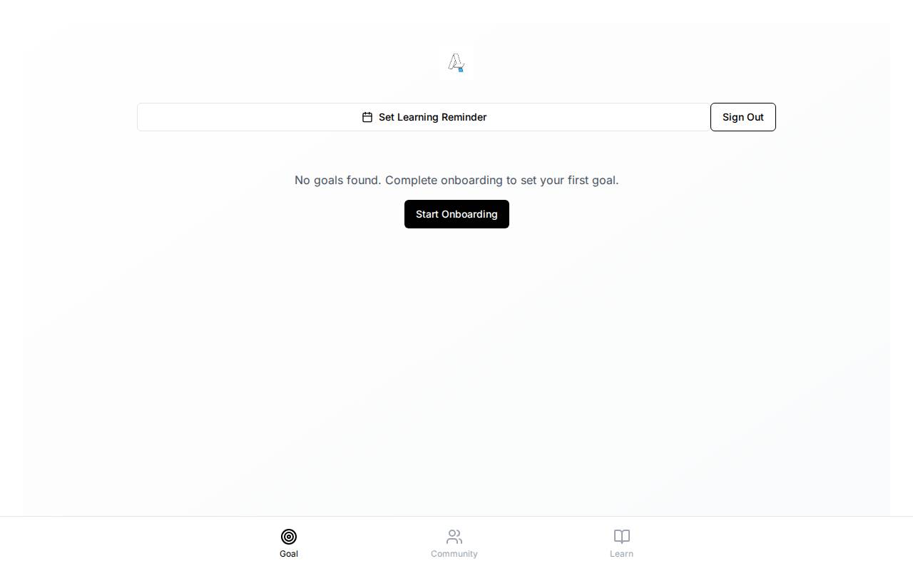 Screenshot of achieveai.lovable.app