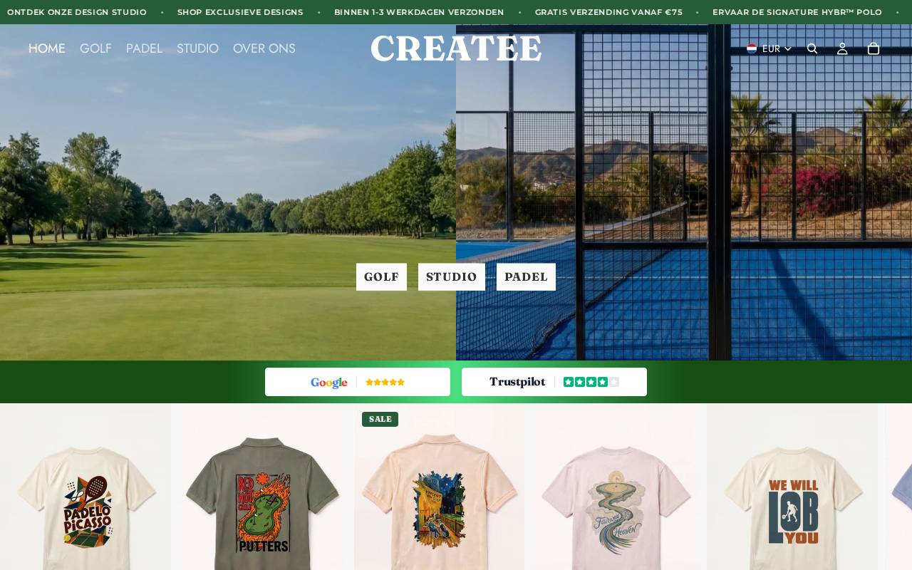 Screenshot of createe.nl