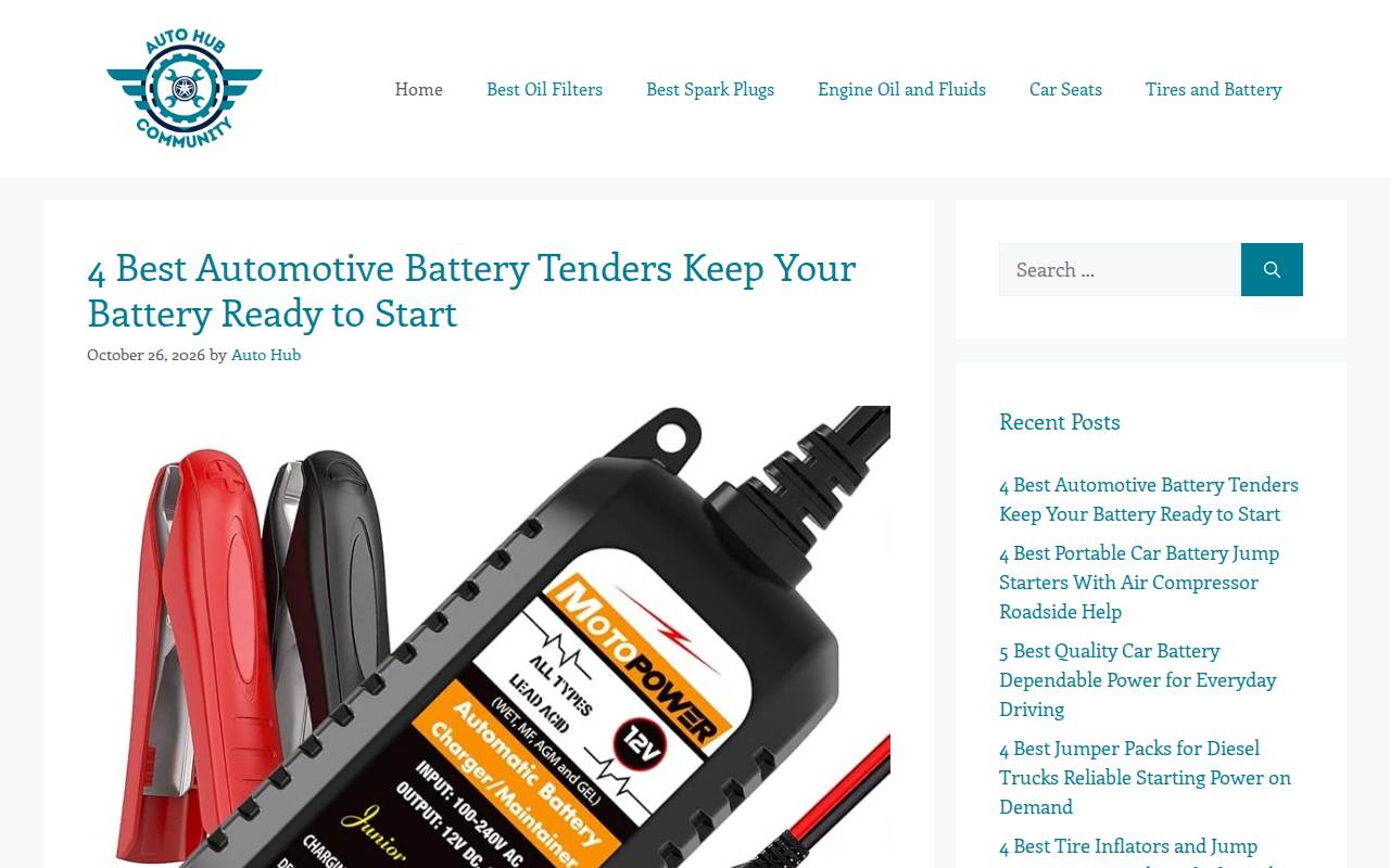 Screenshot of autohubcommunity.com