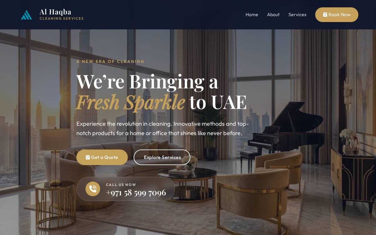 Screenshot of alhaqba.com