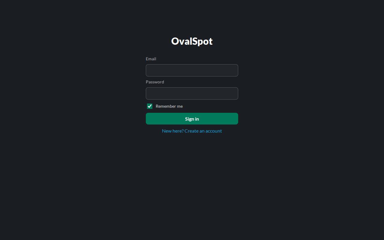 Screenshot of ovalspot.timgreen.xyz