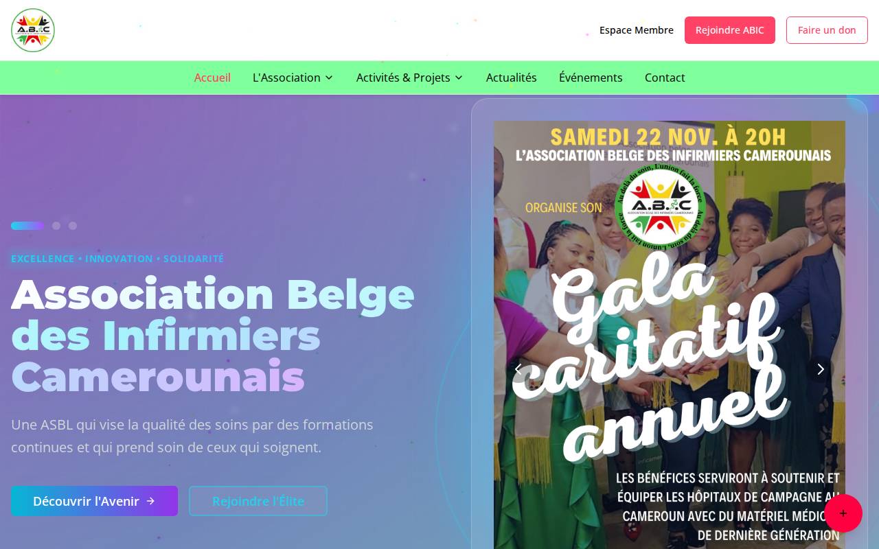Screenshot of abic-health-connect.lovable.app