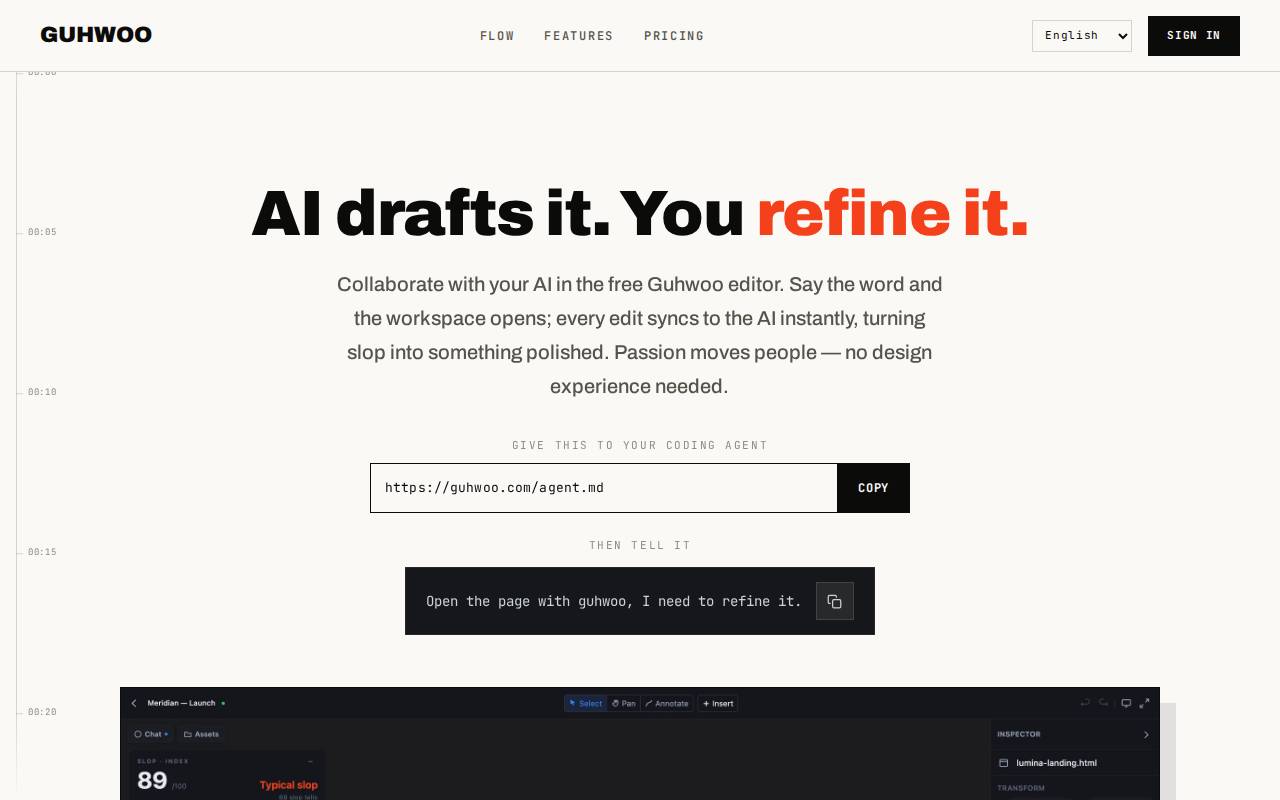 Screenshot of guhwoo.com