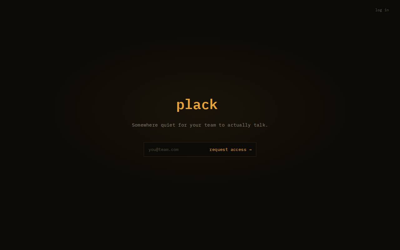 Screenshot of plack.app