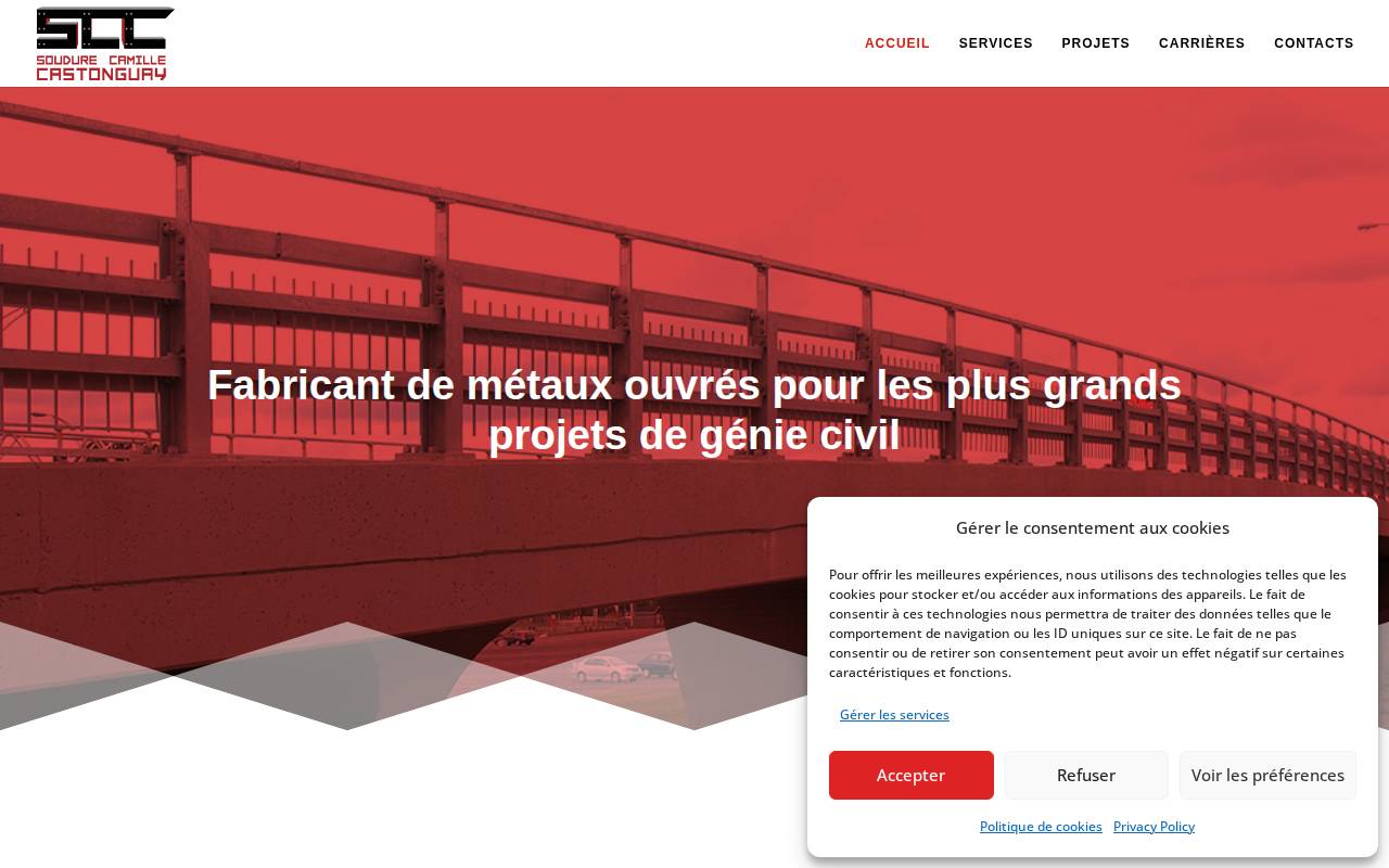 Screenshot of www.sccdea.ca