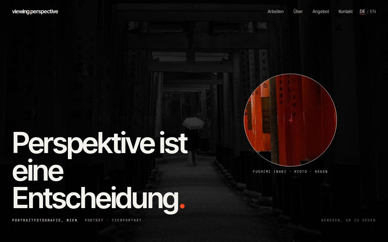 Screenshot of viewingperspective.at