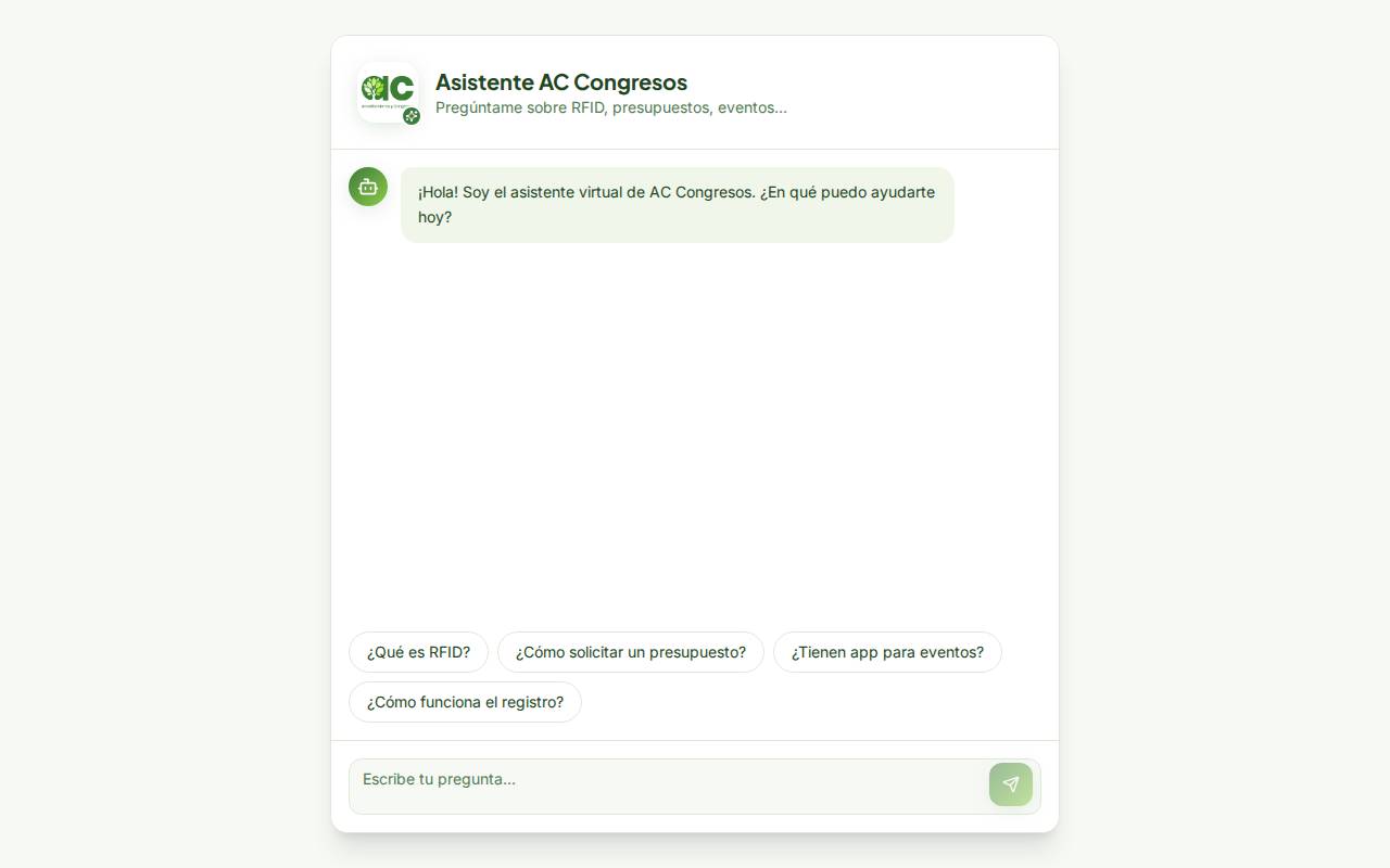 Screenshot of accongresosia.lovable.app