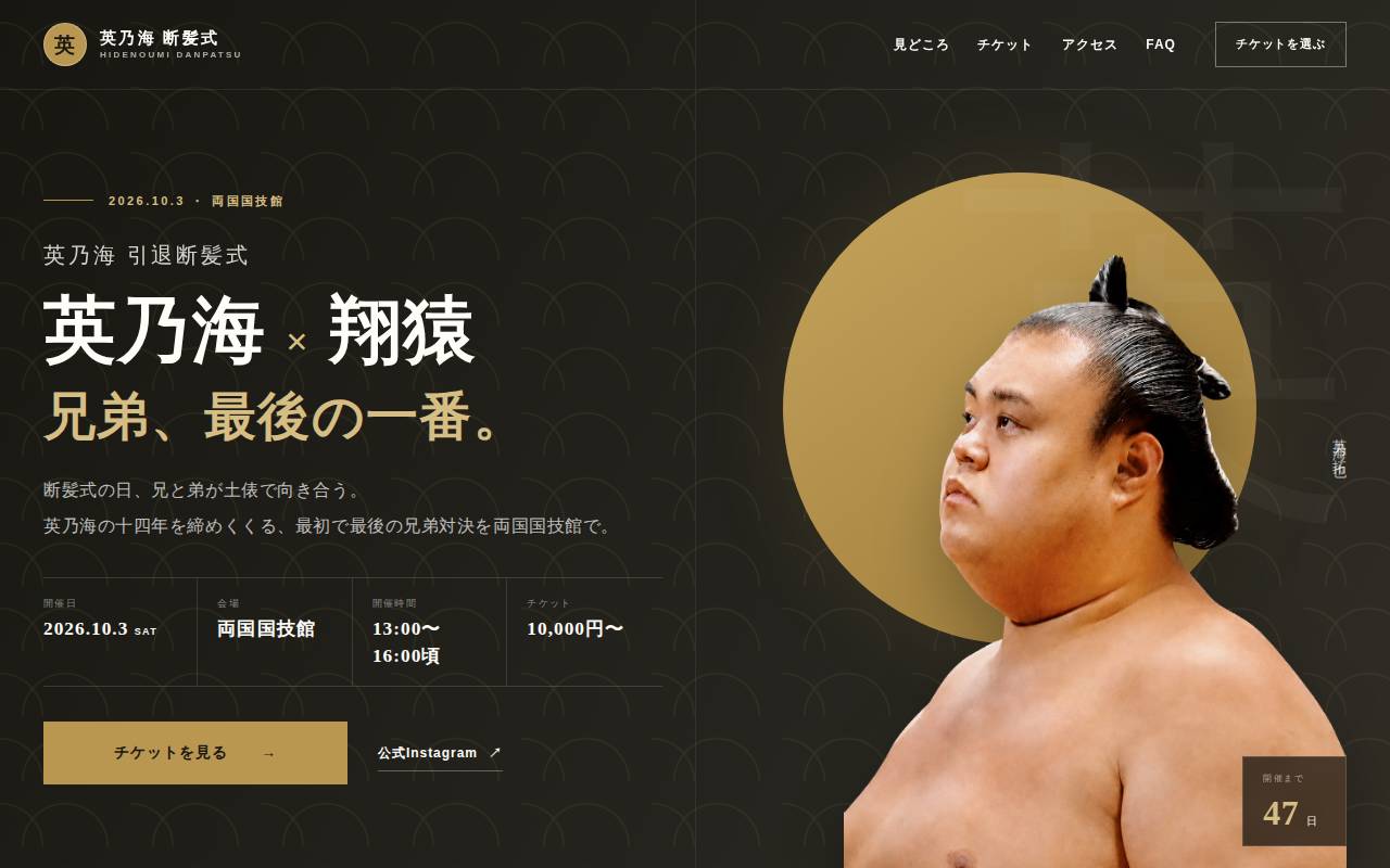Screenshot of danpatsu.hidenoumi.co.jp
