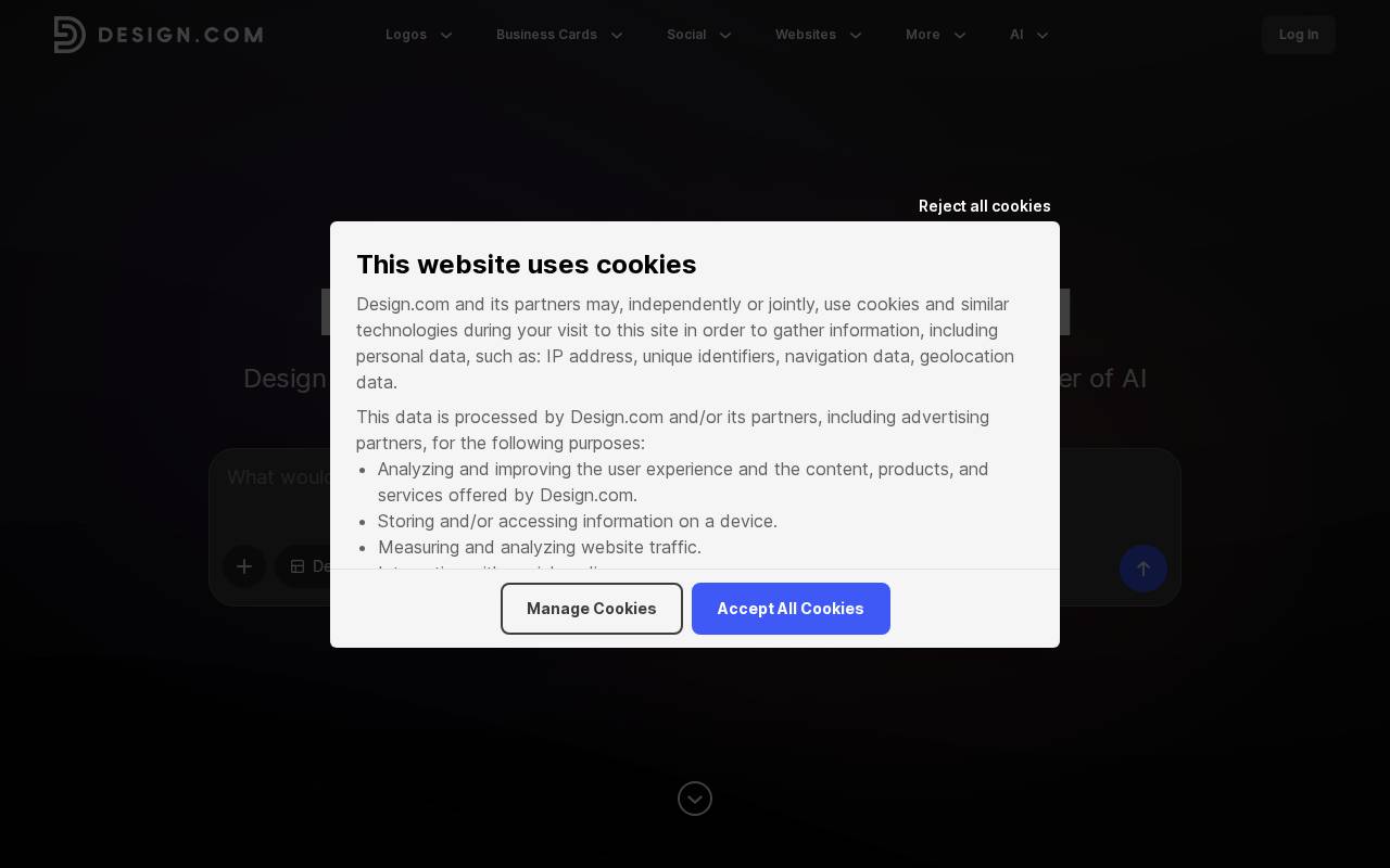 Screenshot of design.com