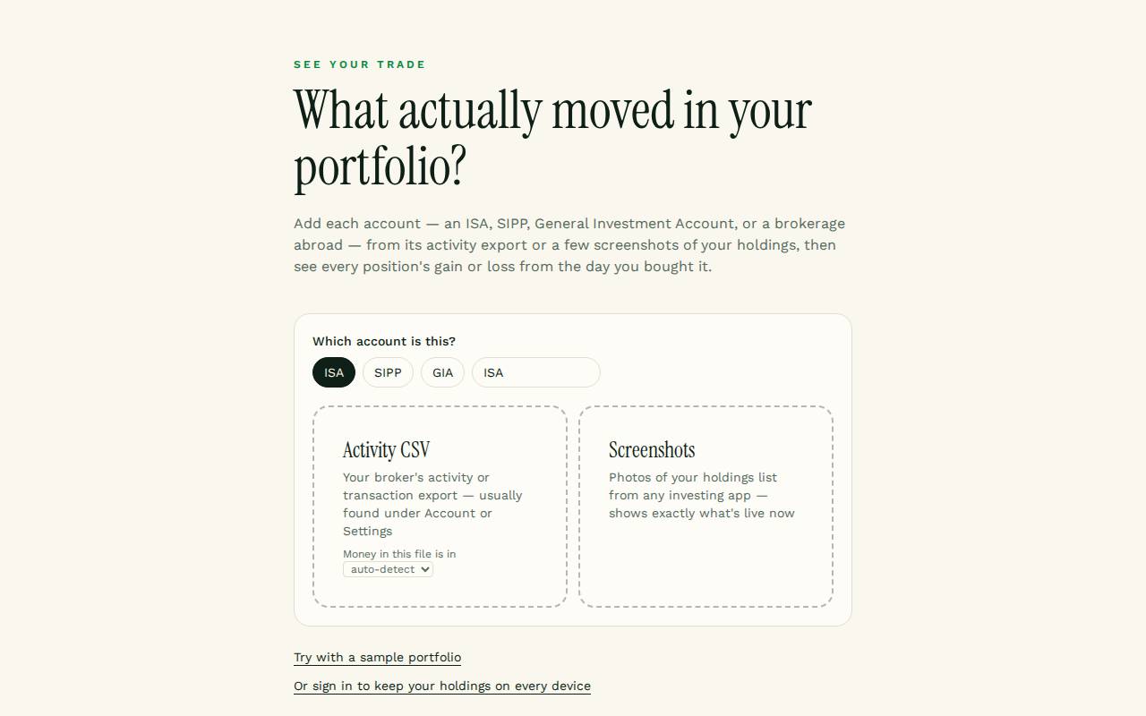 Screenshot of seeyourtrade.com