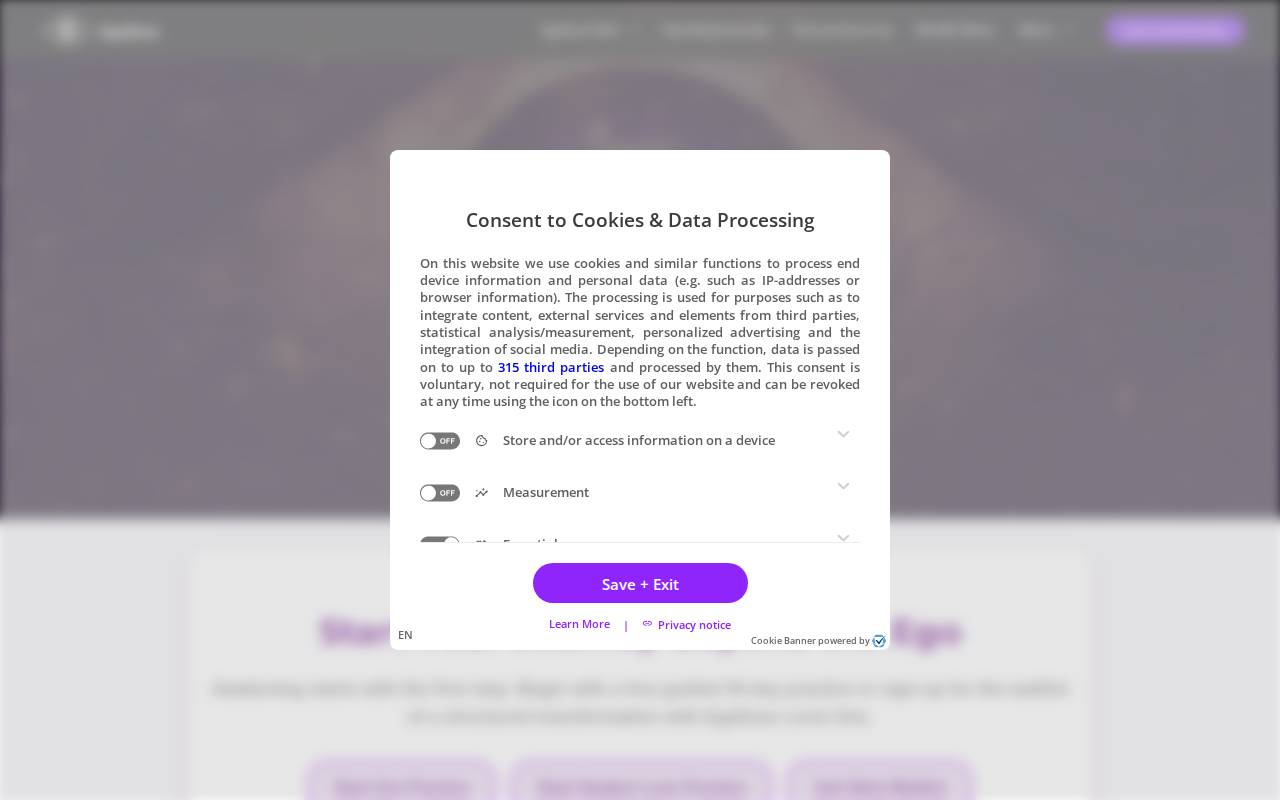 Screenshot of egoease.com
