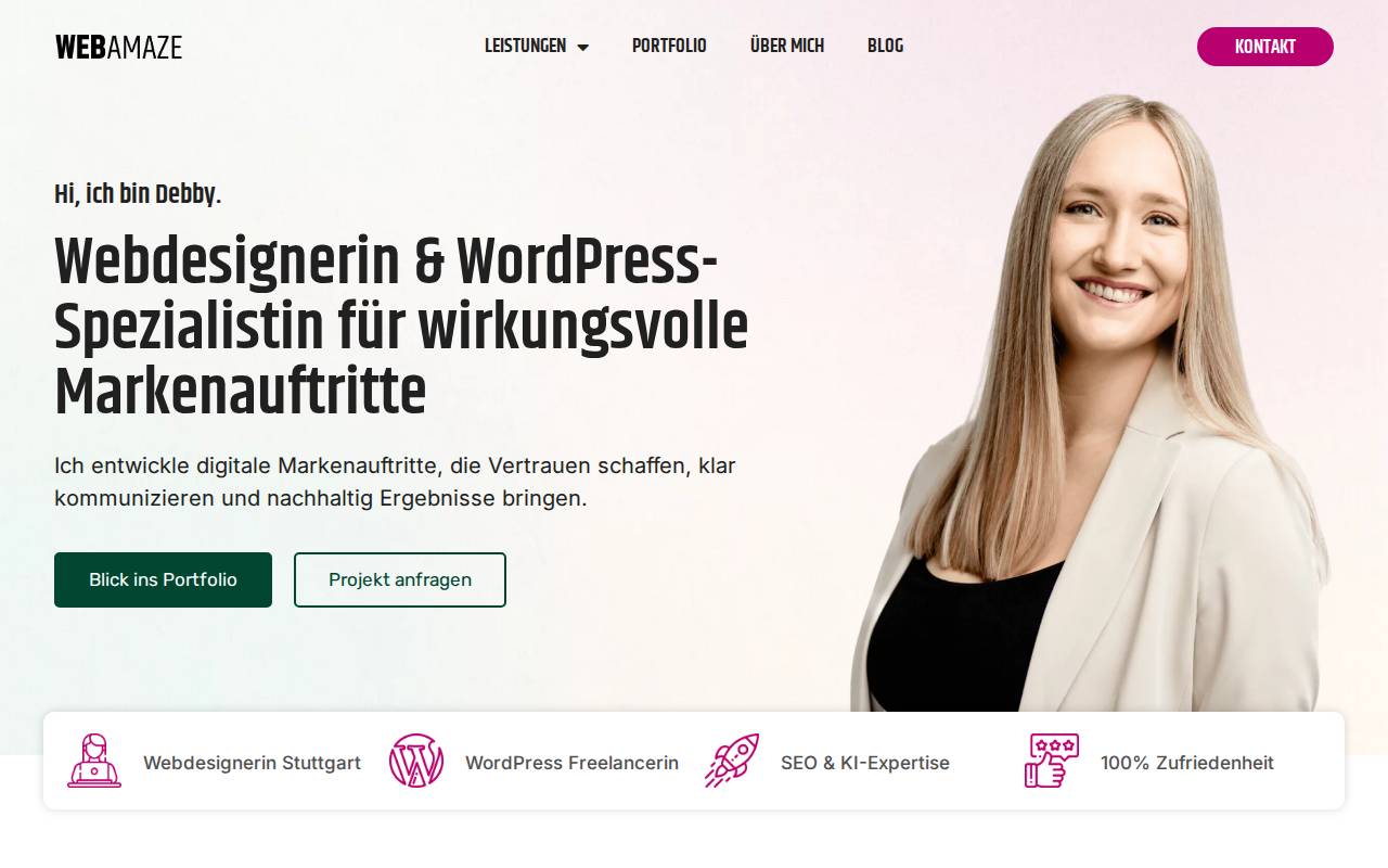 Screenshot of webamaze.de