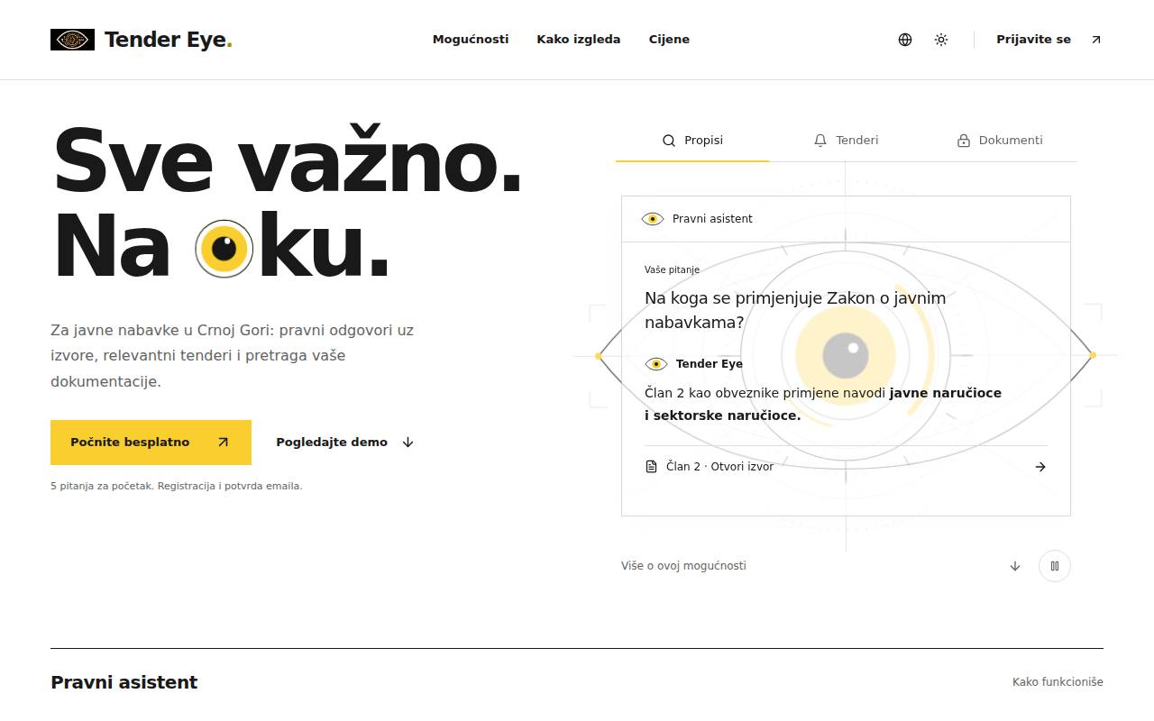 Screenshot of new.tendereye.me