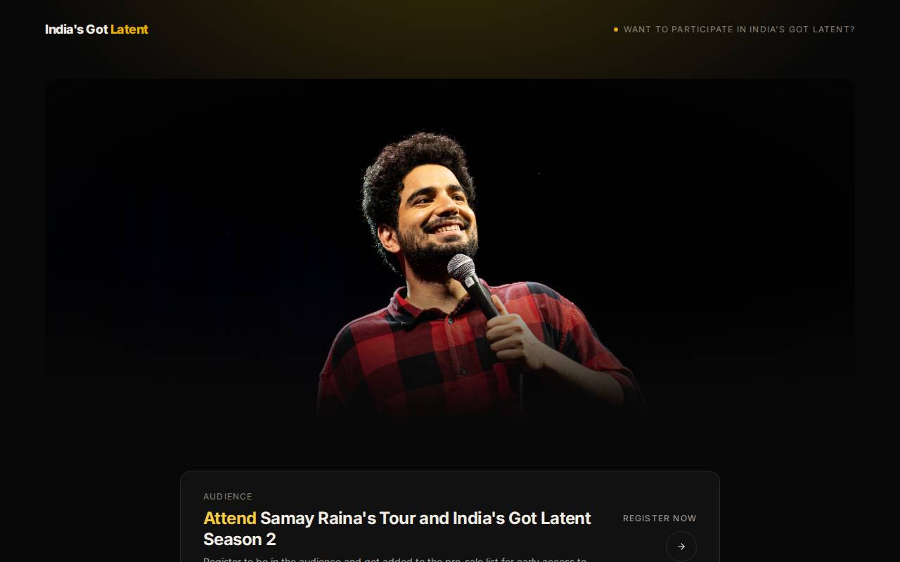 Screenshot of samayraina.co