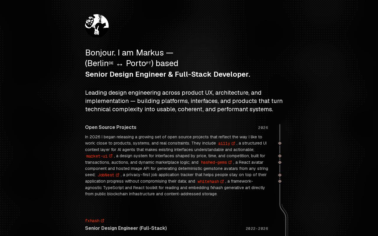 Screenshot of m3000.io