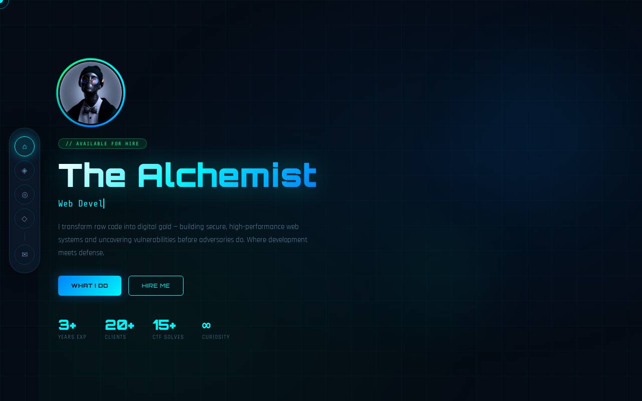 Screenshot of imthealchemist.vercel.app