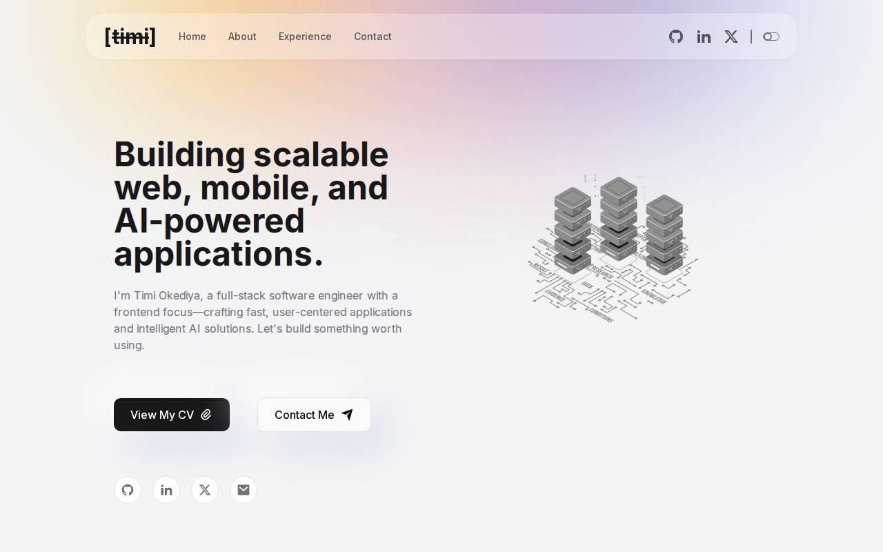 Screenshot of timiokediya.com