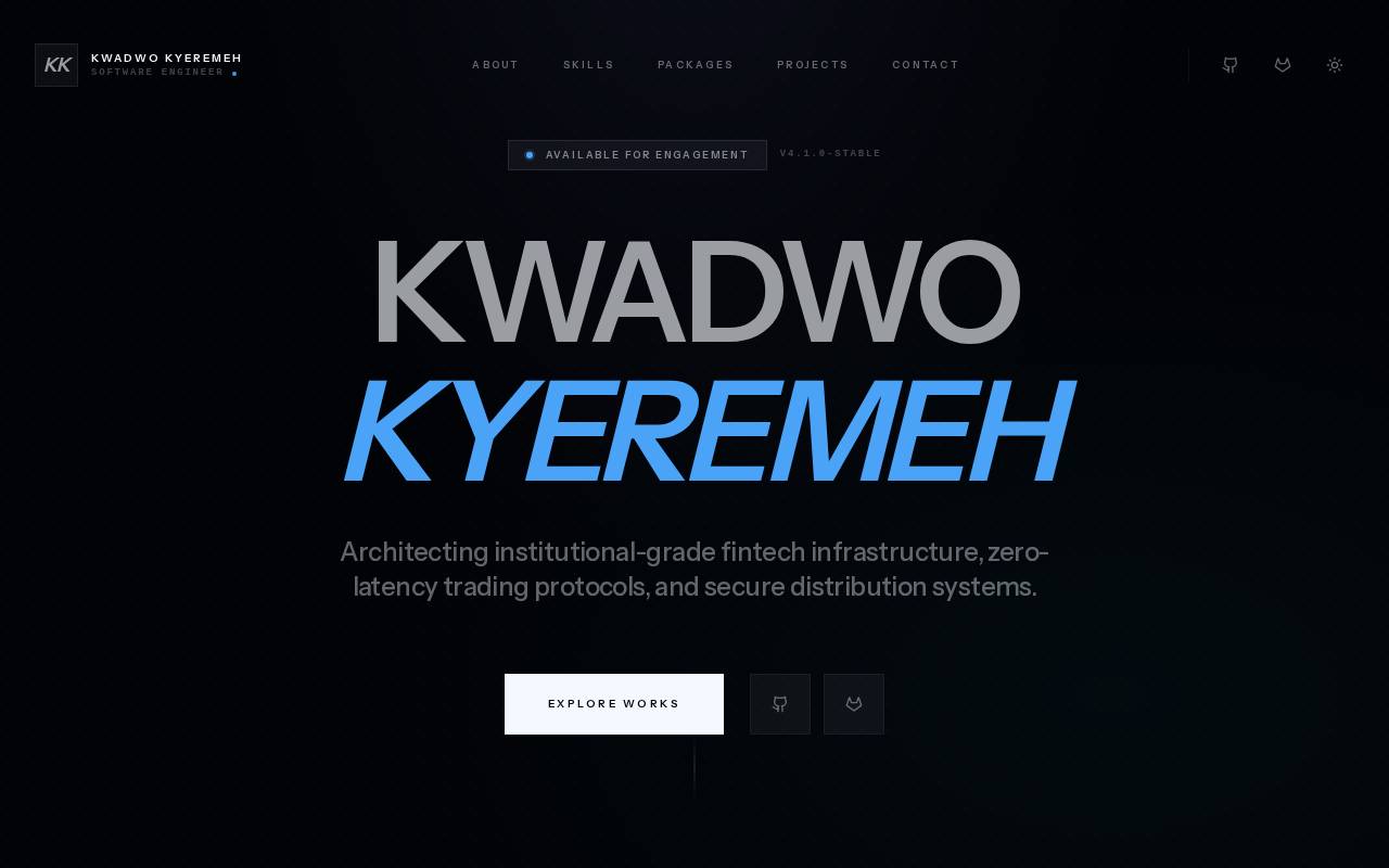 Screenshot of kwadwokyeremeh.serenitytech.xyz