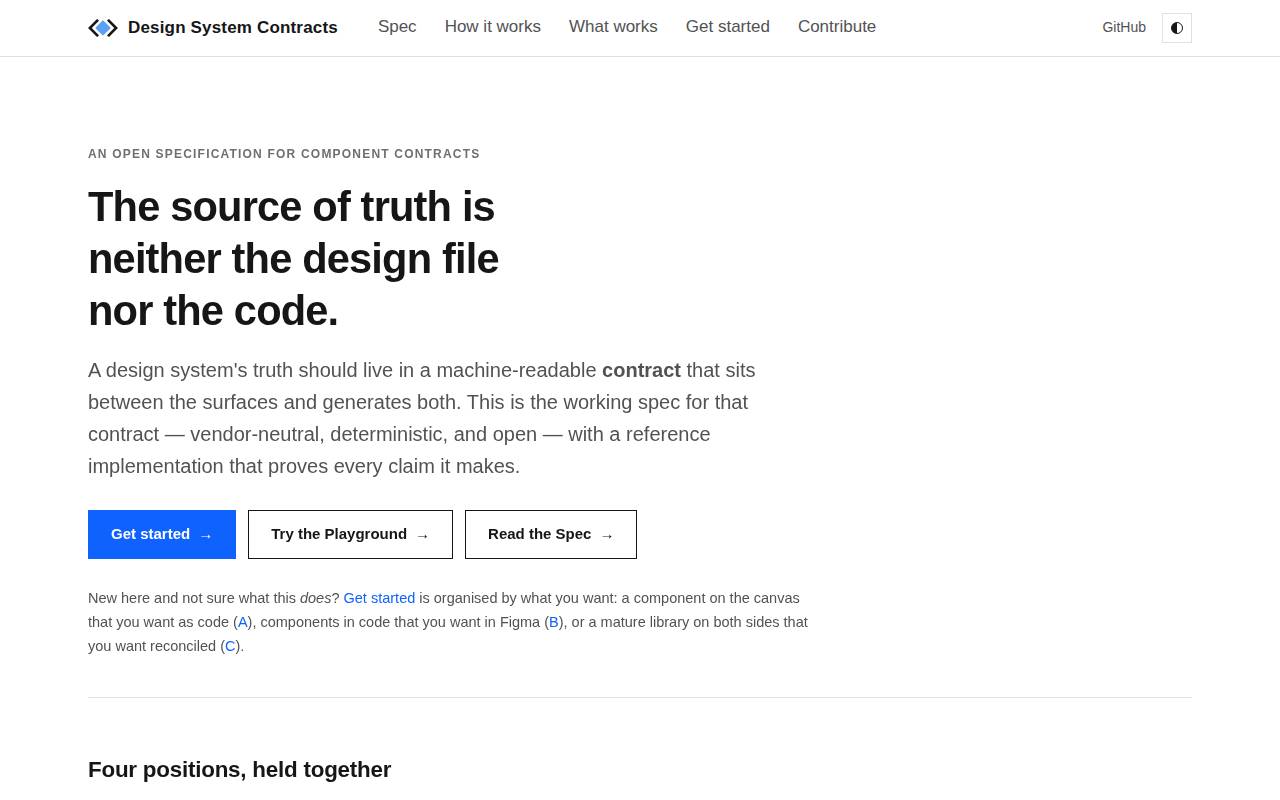 Screenshot of ds-contracts-spec.pages.dev
