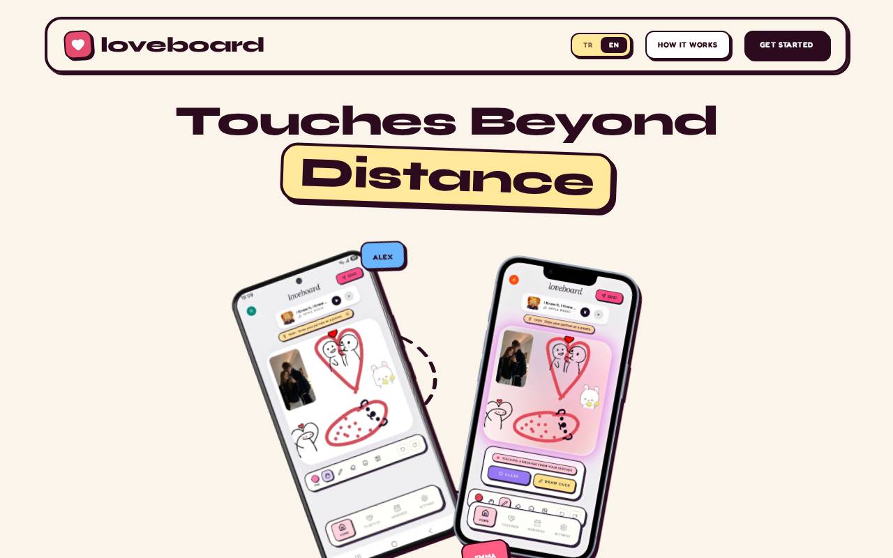 Screenshot of loveboardapp.com.tr
