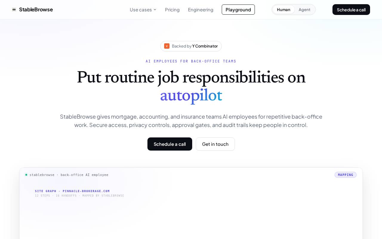 Screenshot of stablebrowse.com