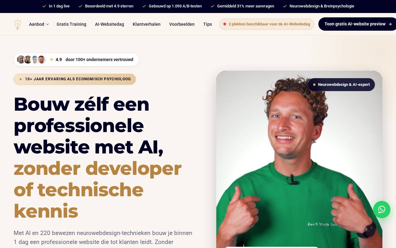 Screenshot of logicc.nl