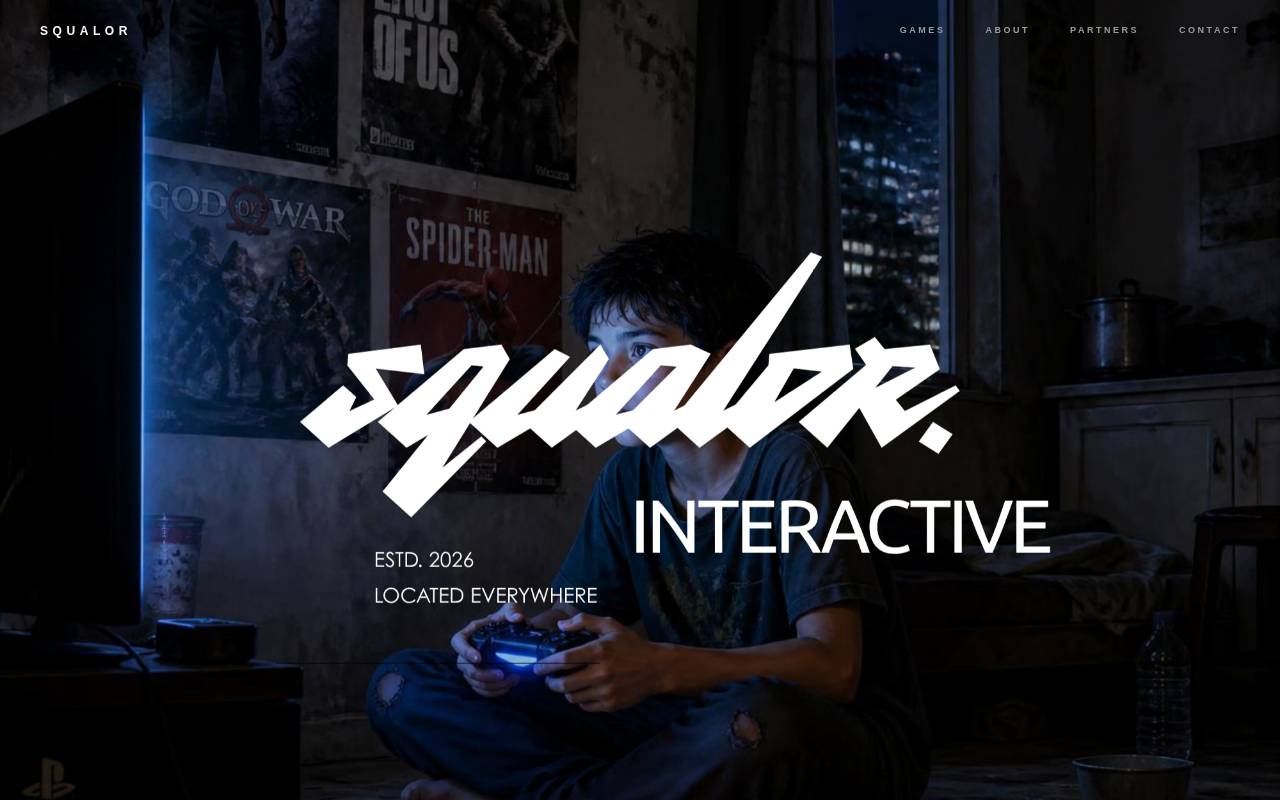 Screenshot of squalor.games