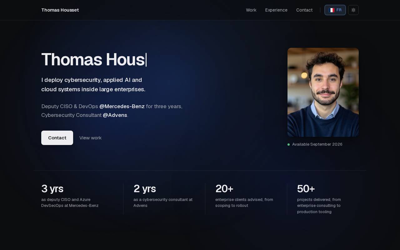 Screenshot of thomas.how