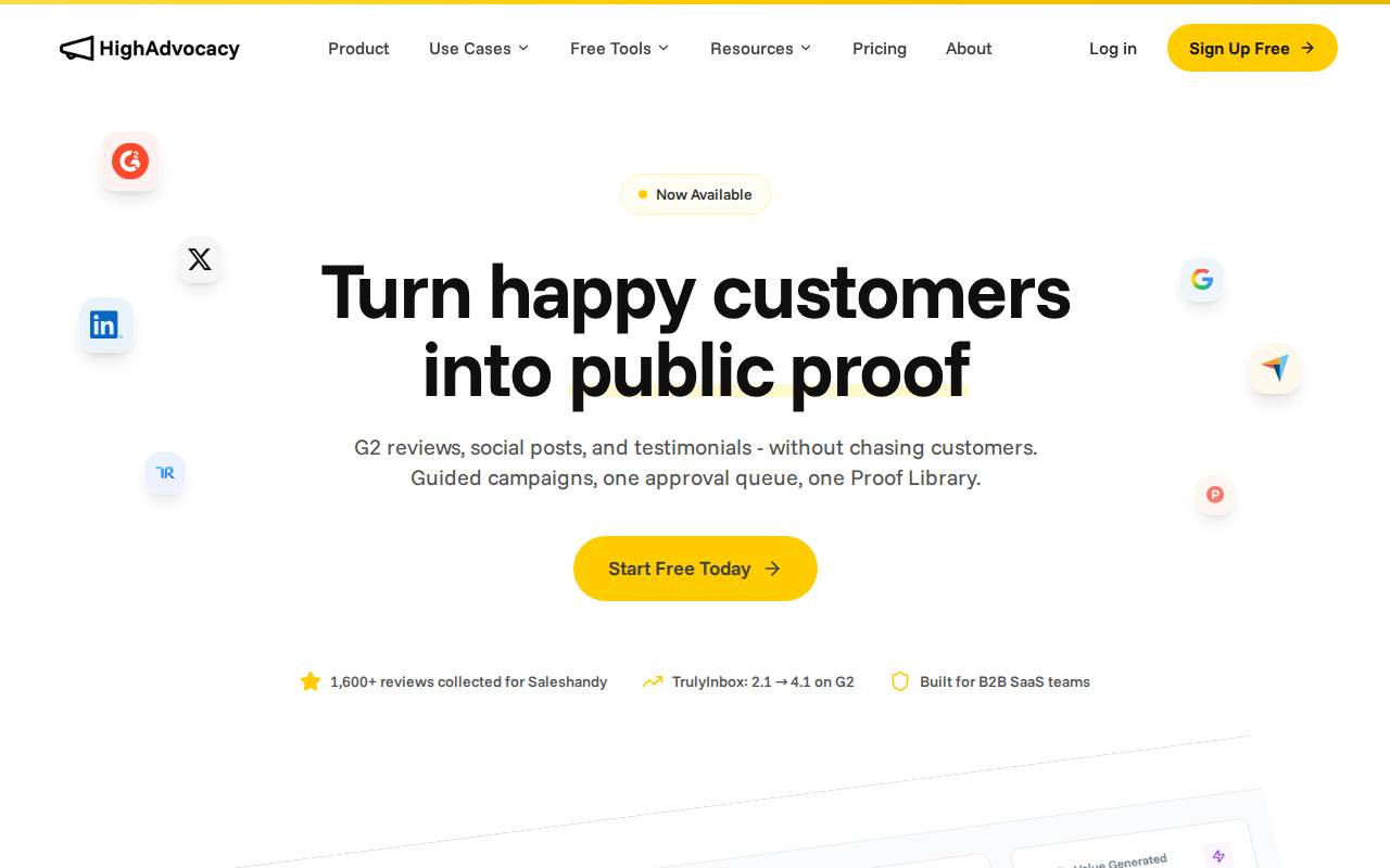 Screenshot of highadvocacy.com