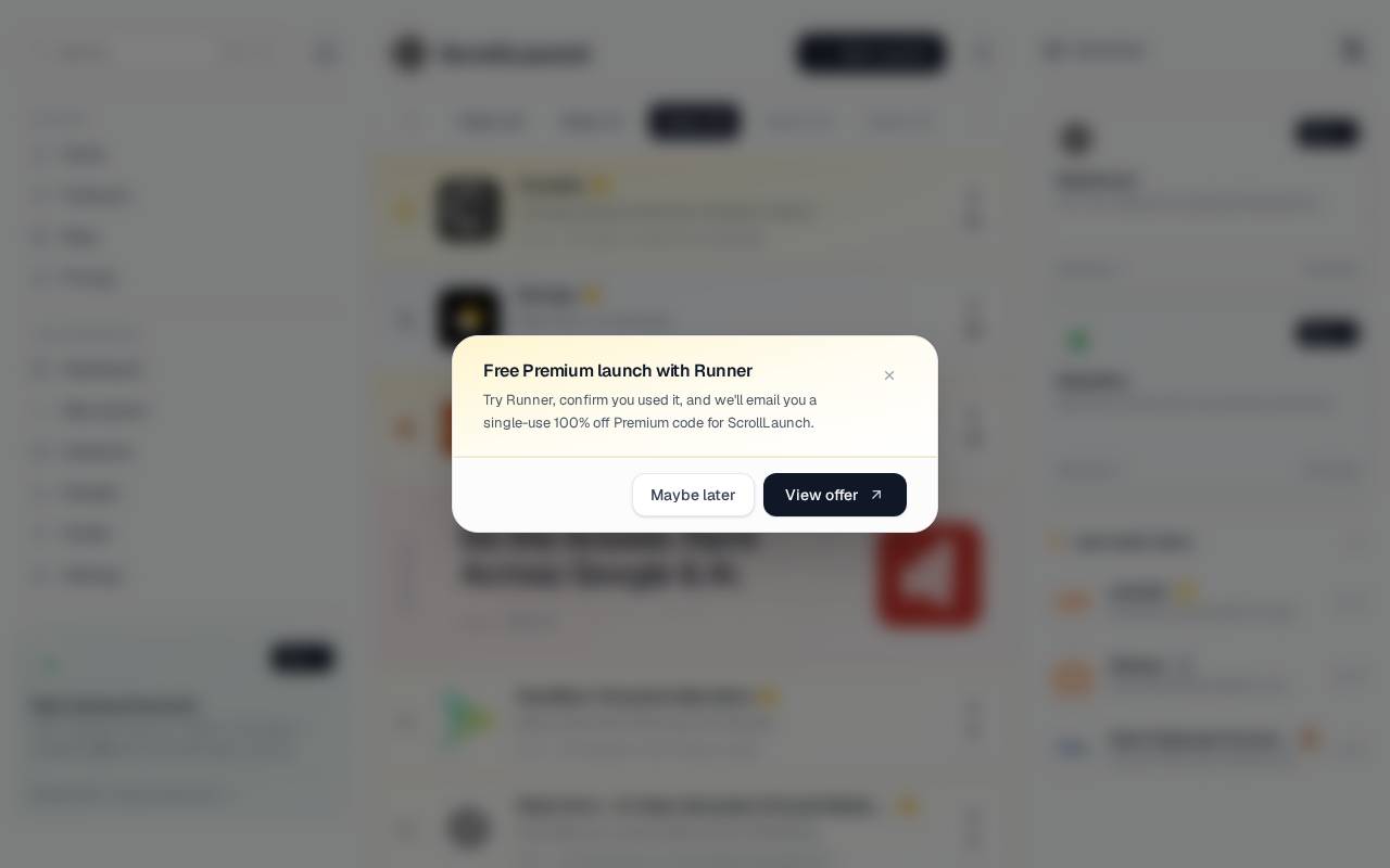 Screenshot of scrolllaunch.com