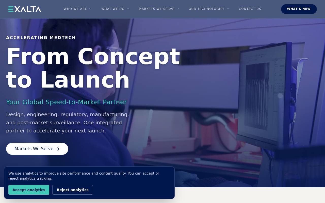 Screenshot of exalta.com