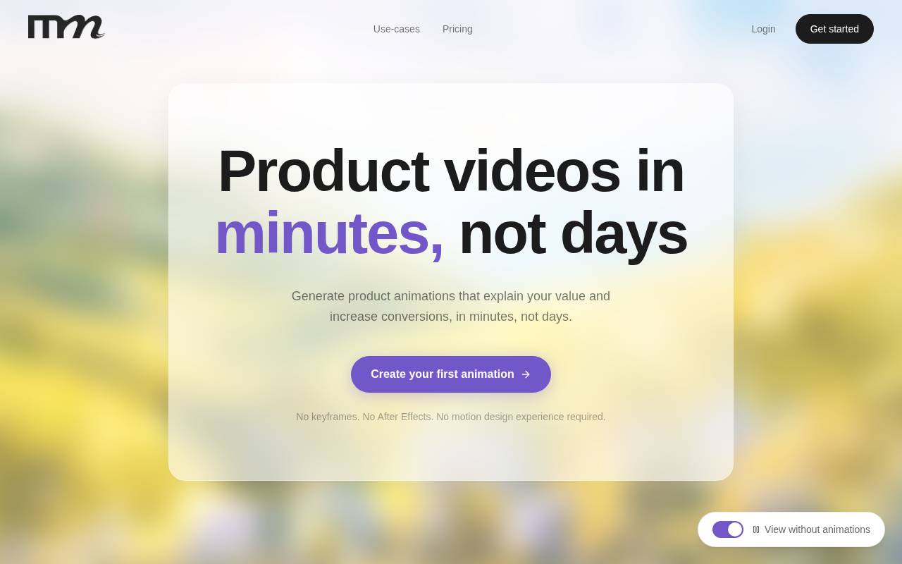 Screenshot of mmotion.io