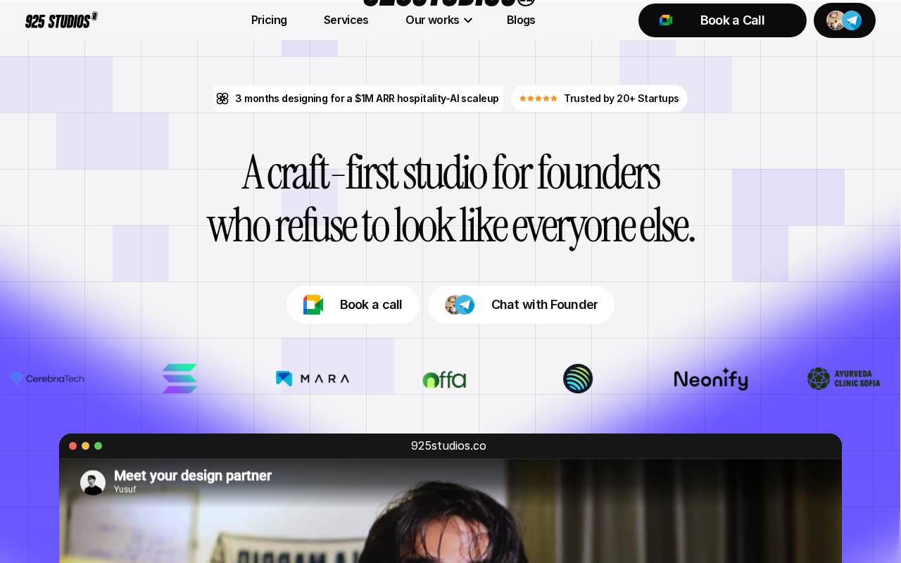 Screenshot of www.925studios.co