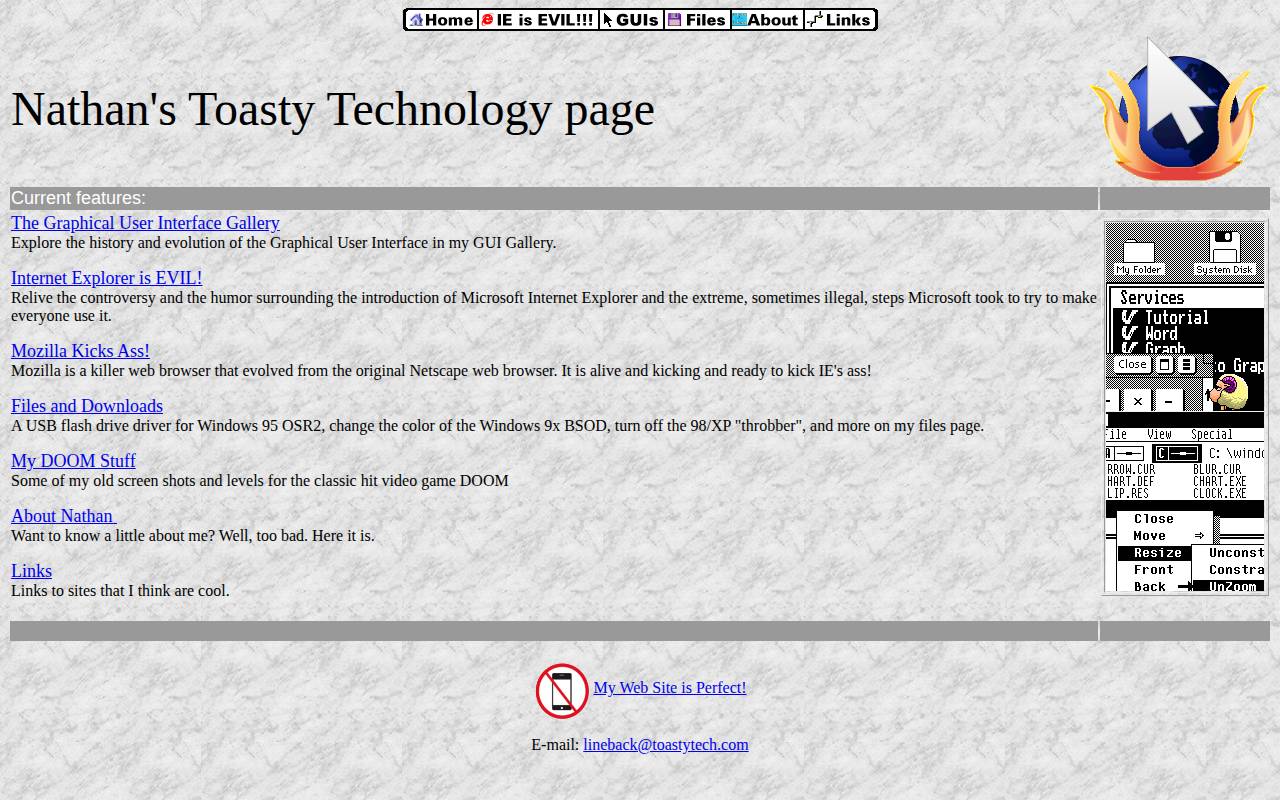 Screenshot of toastytech.com