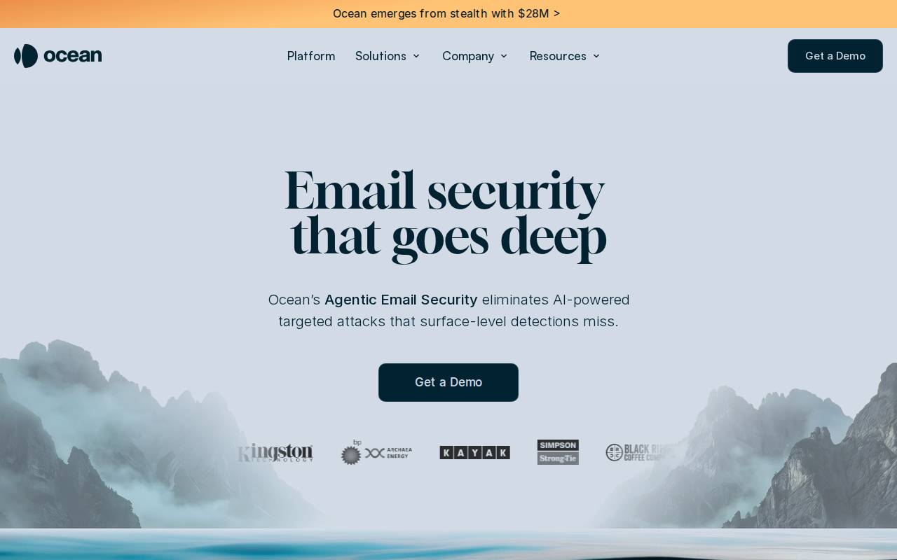 Screenshot of ocean.security