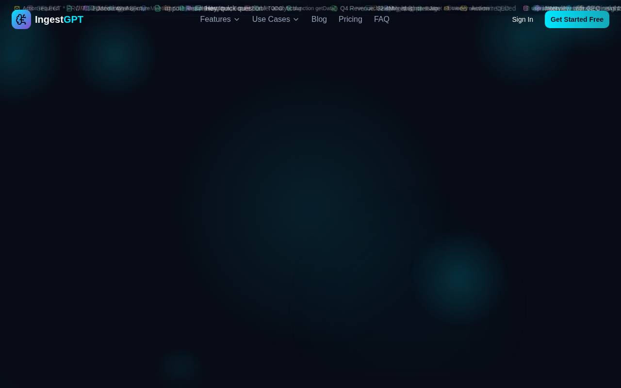 Screenshot of ingestgpt.com