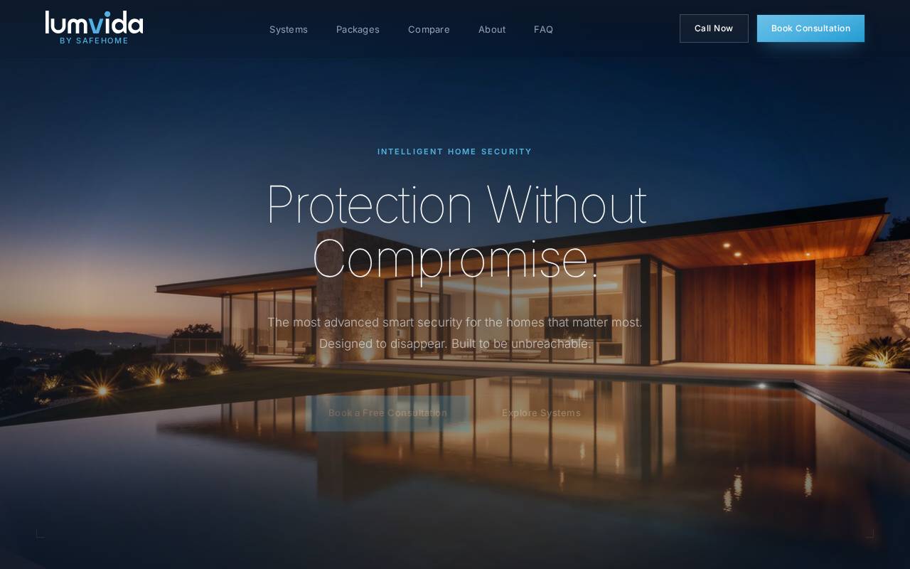 Screenshot of lumvida.com