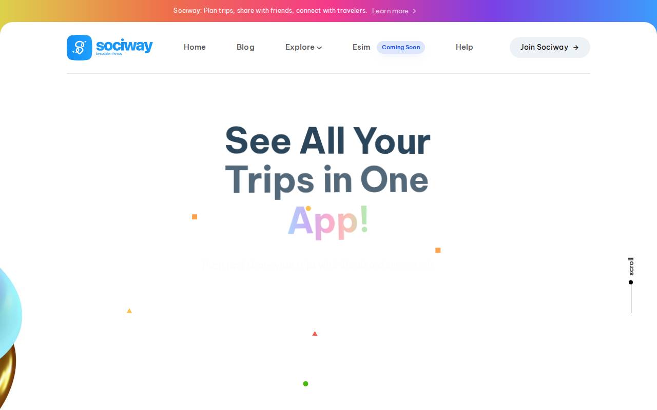 Screenshot of sociway.com