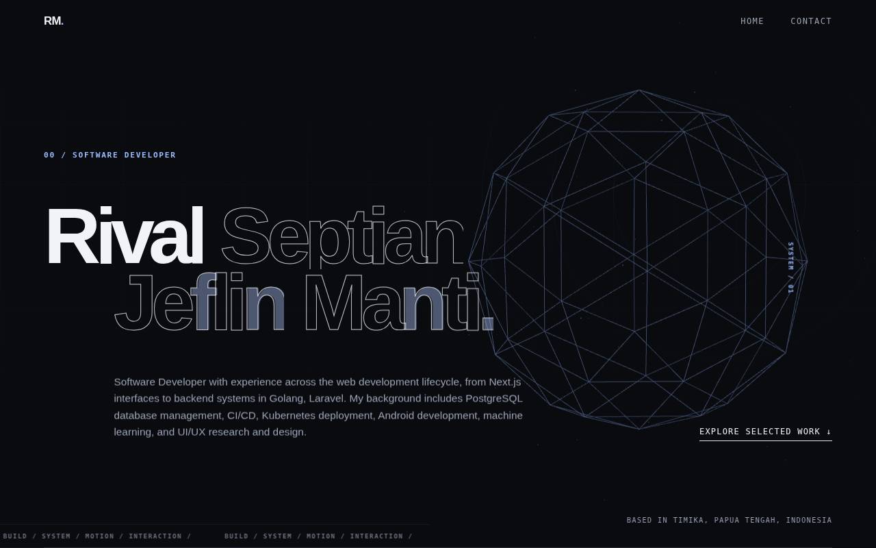 Screenshot of rival-manti-portofolio.vercel.app