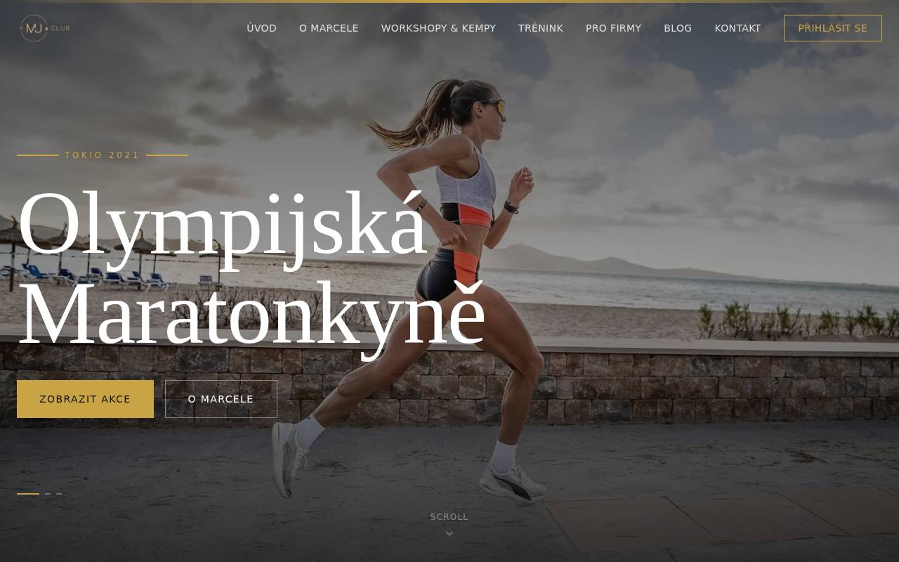 Screenshot of marcelajoglova.cz