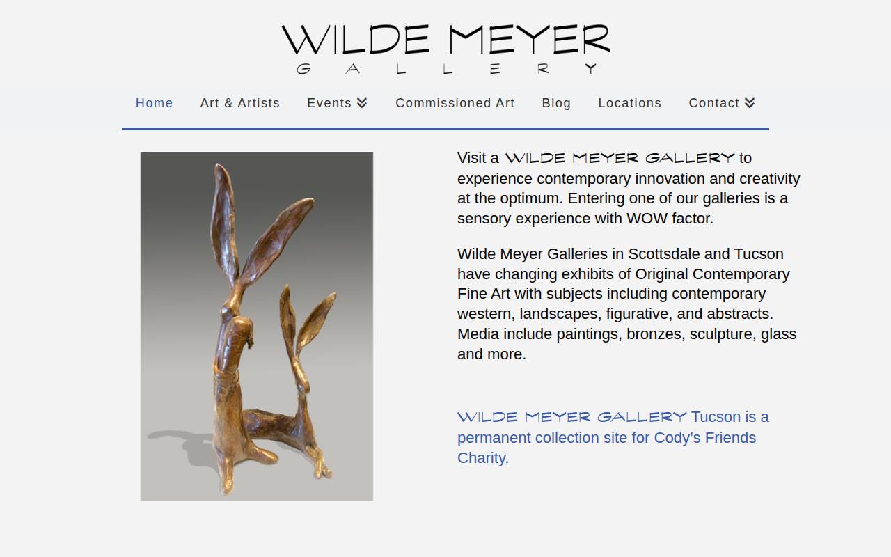 Screenshot of wildemeyer.com