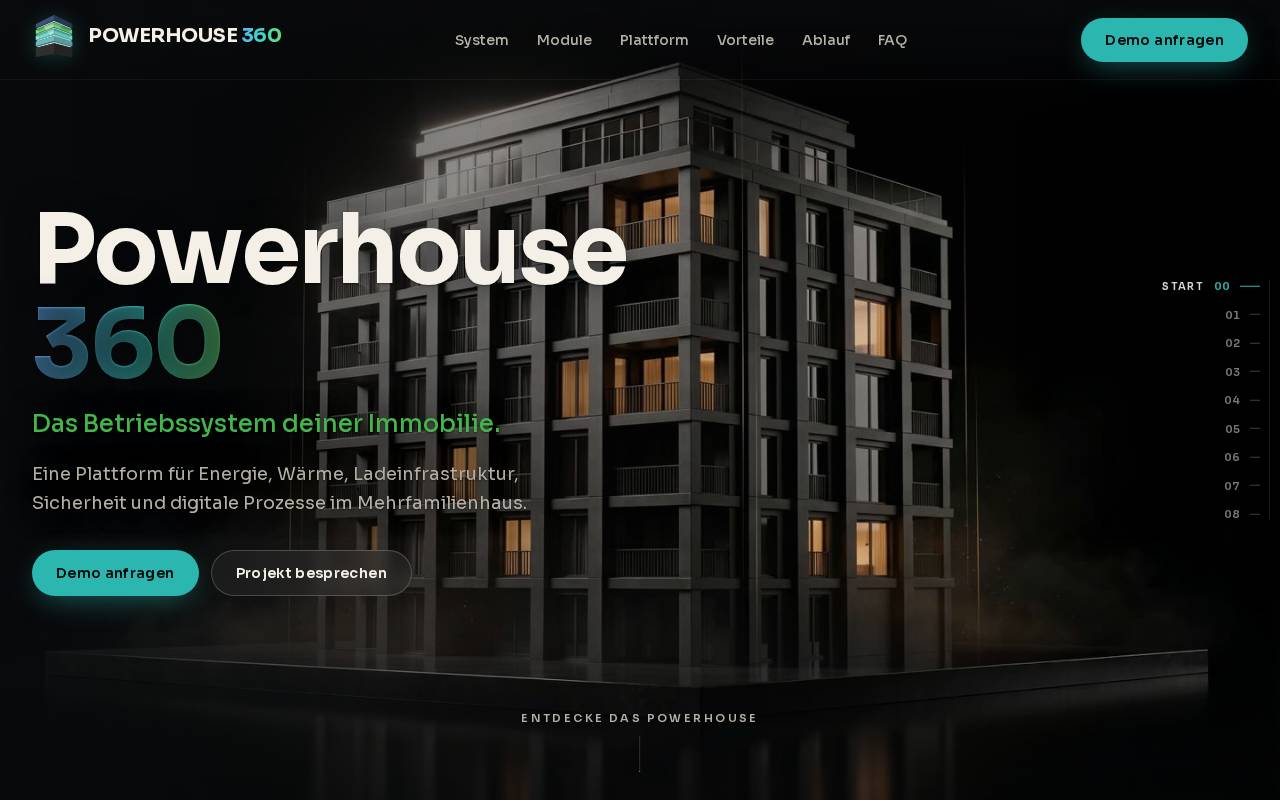Screenshot of powerhouse360.de