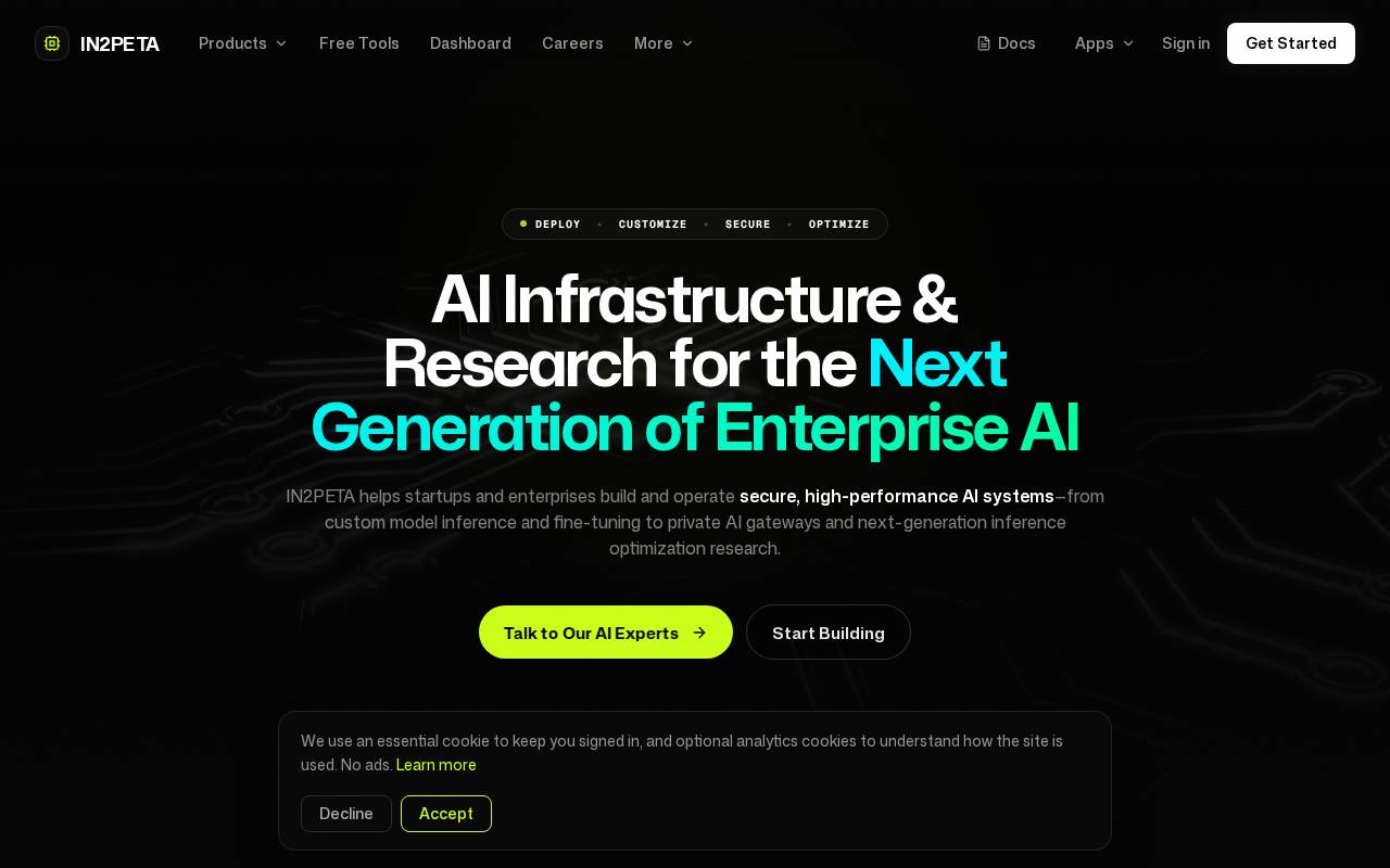 Screenshot of in2peta.com