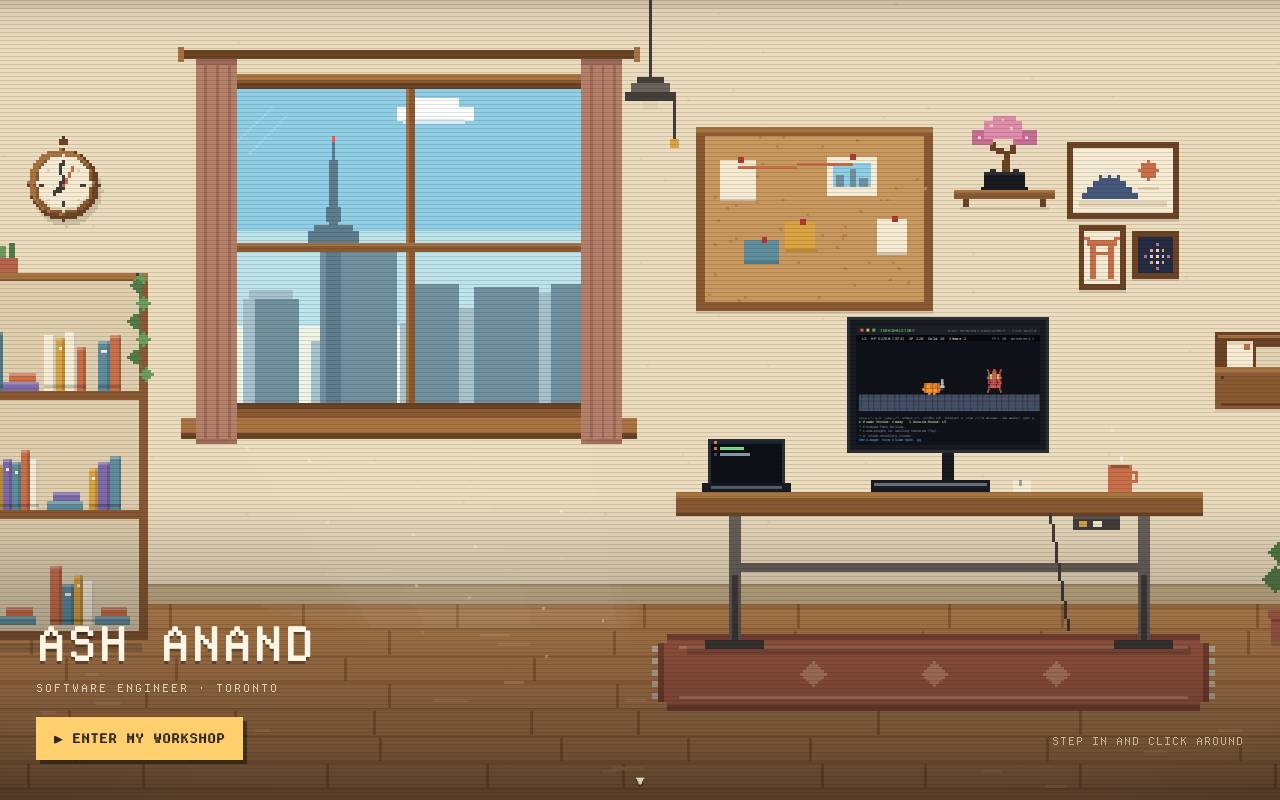 Screenshot of ashanand.dev