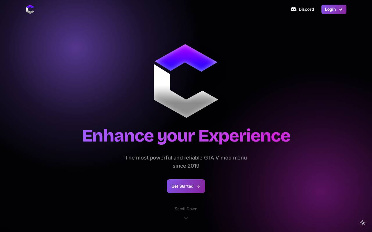 Screenshot of cherax.menu