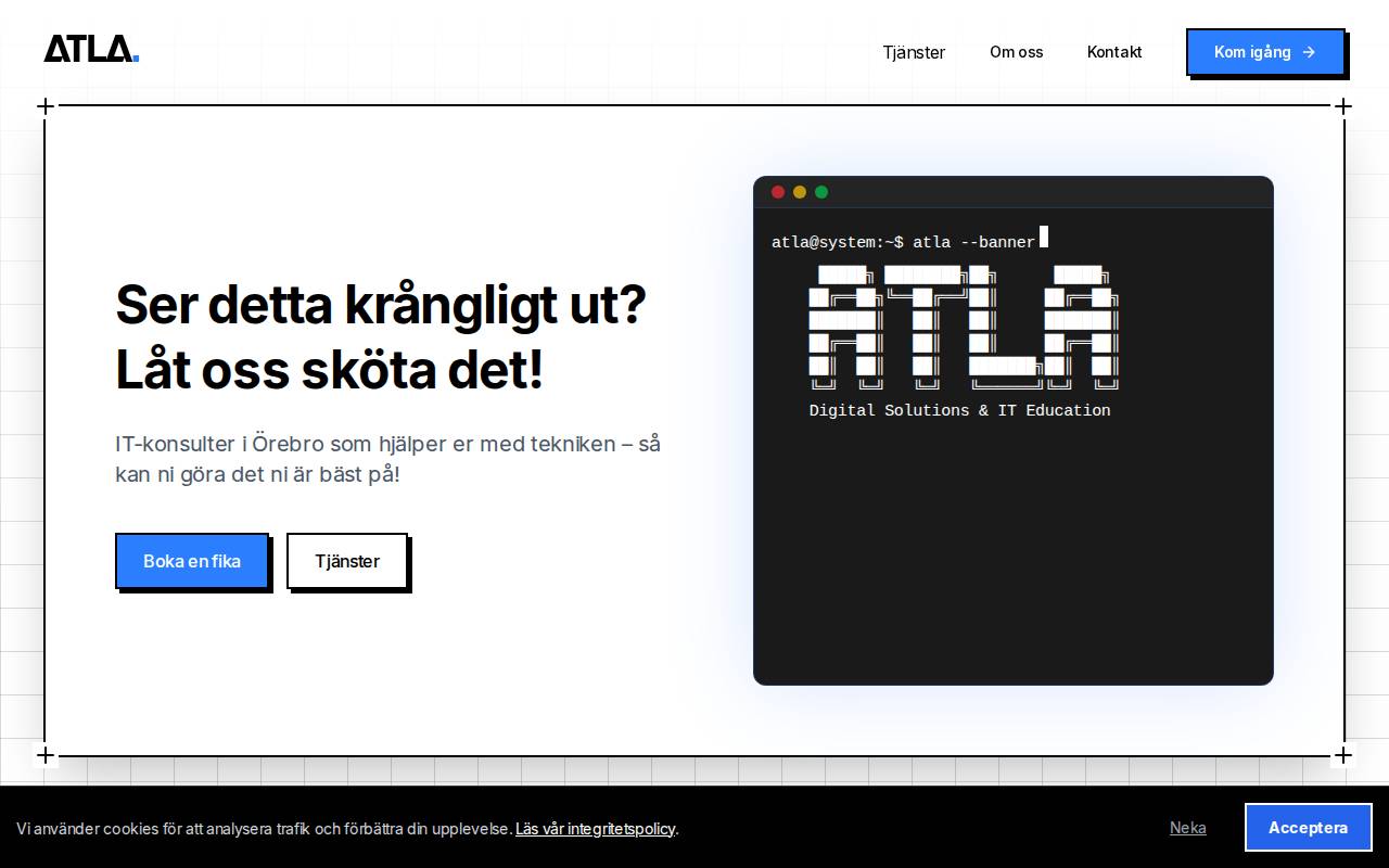 Screenshot of atlaconsult.se