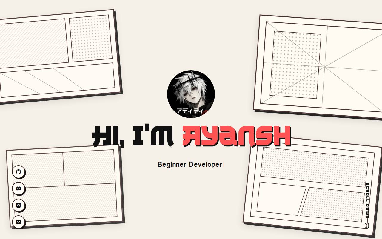 Screenshot of ayanshfr.xyz