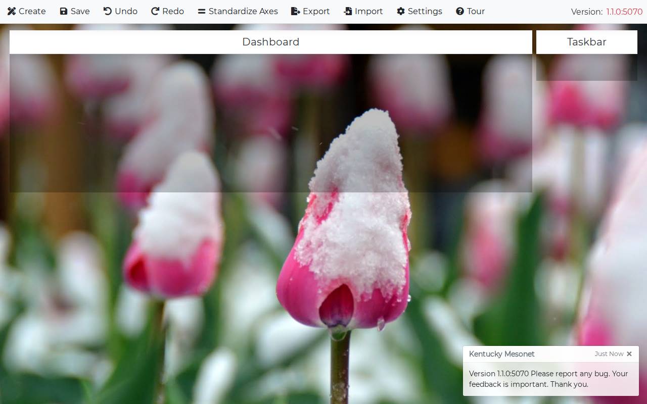 Screenshot of dashboard.kymesonet.org