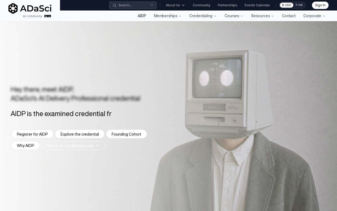 Screenshot of adasci.org