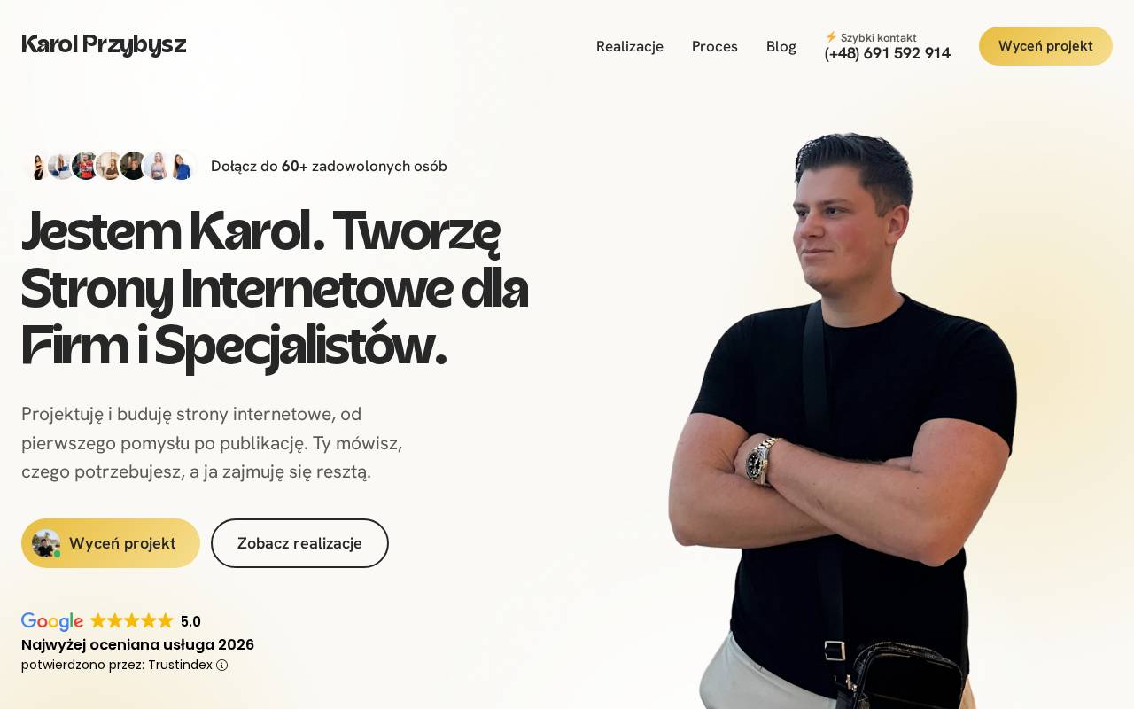 Screenshot of karolprzybysz.pro